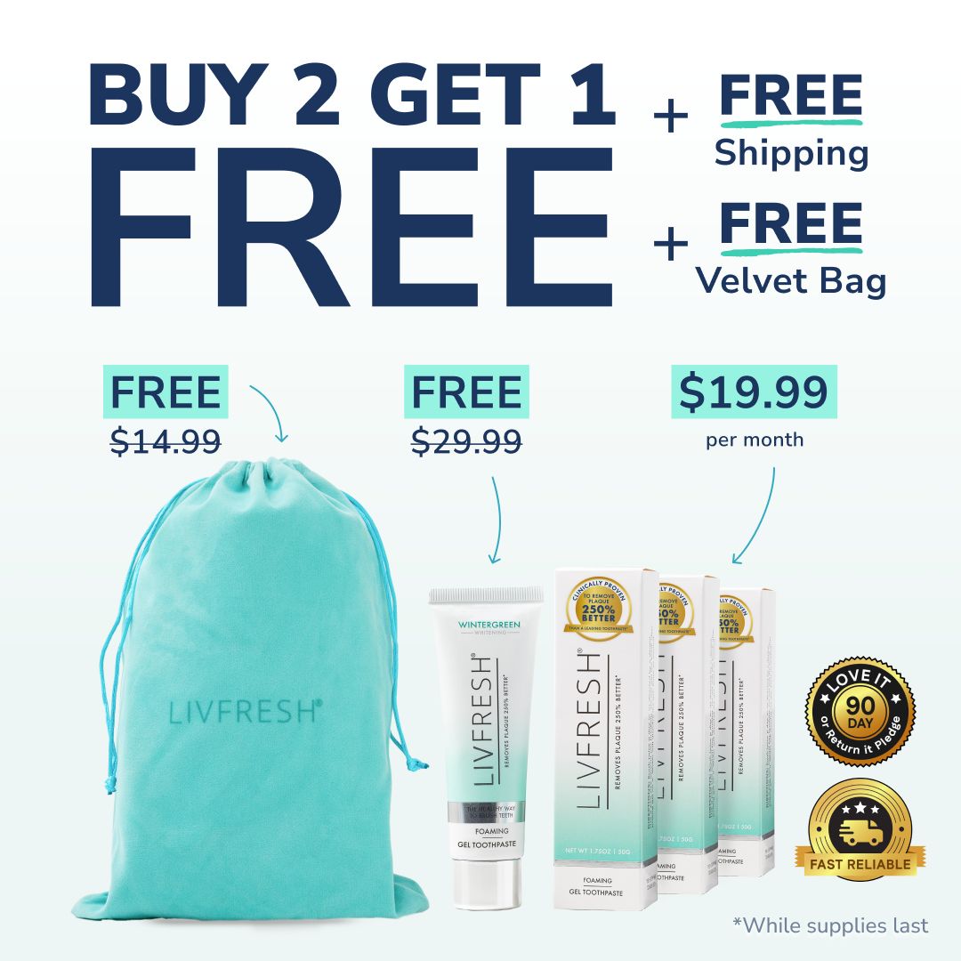 LIVFRESH Wintergreen Gel Toothpaste