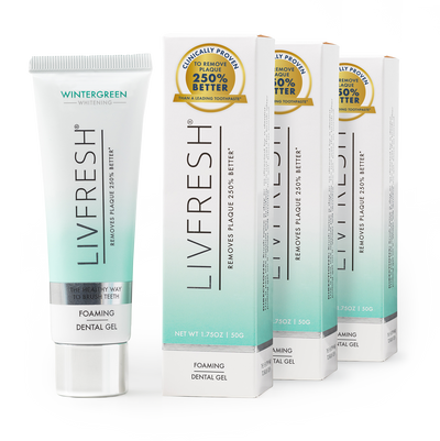 LIVFRESH Gel Toothpaste, Wintergreen (Best Seller)