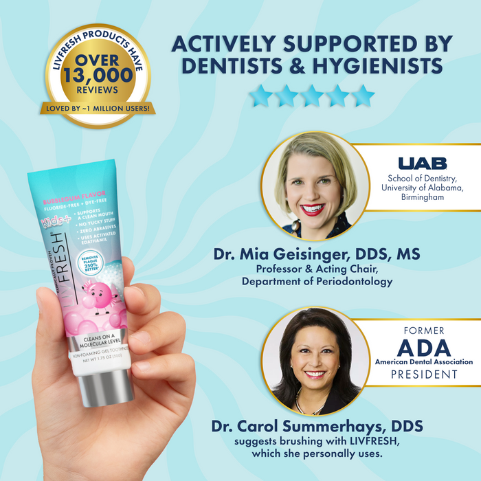 Kids+ Dental Gel Bubble Gum