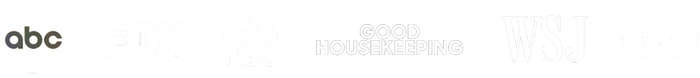 As featured on ABC, FOX, NBC, Good Housekeeping, WSJ, GQ