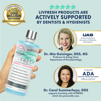 LIVFRESH Wintergreen Mouthwash - Dentist Supported