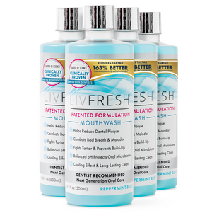 LIVFRESH Mouthwash - 4 Pack Sale
