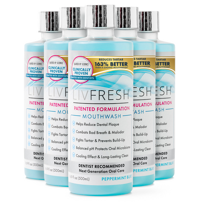 LIVFRESH Mouthwash - 5 Pack (Subscription)
