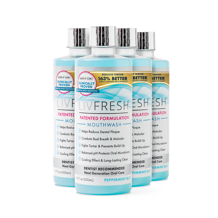 LIVFRESH Mouthwash Buy 2 Get 2 FREE