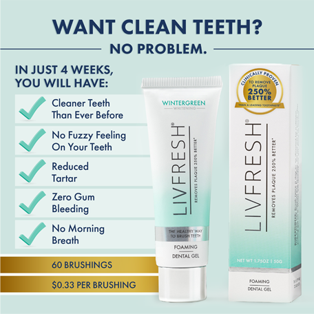 LivFresh Wintergreen Gel Toothpaste (Quiz)